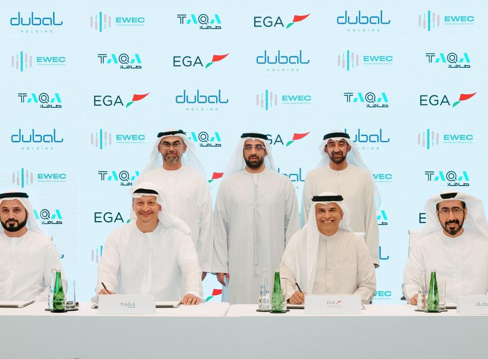 EGA, TAQA, DUBAL Holding and EWEC sign agreements to decarbonise aluminium production and expand renewable and clean energy development in Abu Dhabi